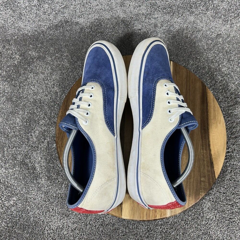 Vans Authentic Pro STV Men's Size 11.5 Navy White Athletic Skate Shoes Used - Picture 7 of 11